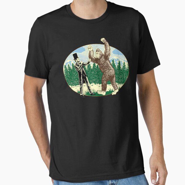 Abe Lincoln Sasquatch Hunter Bigfoot Logo