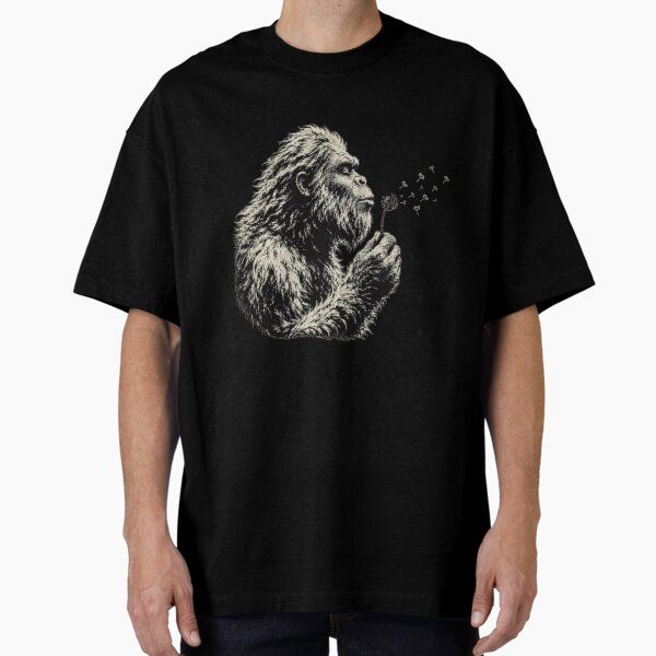 Sasquatch Blowing Dandelion