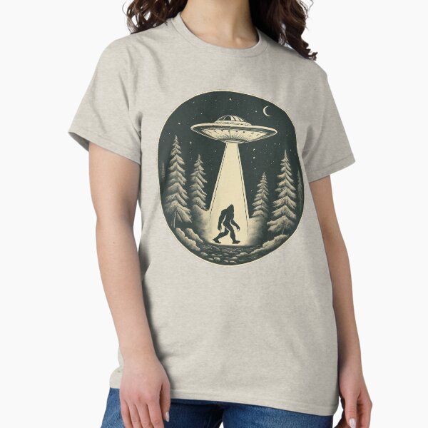 Vintage Bigfoot UFO Abduction