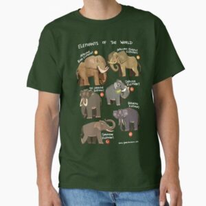 Elephants of the World — graphic tee